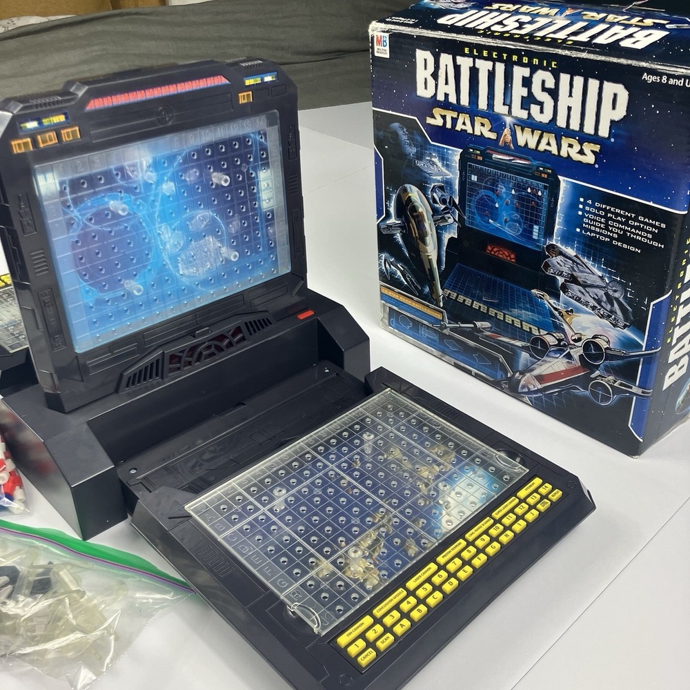 Milton Bradley Hasbro Star Wars Battleship 2002 Vintage Electronic Game Tested - Picture 2 of 5